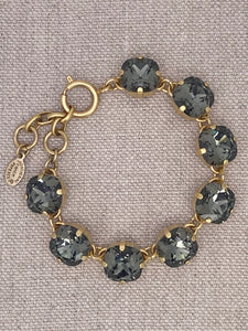La Vie Classic Gold Bracelet - Black Diamond