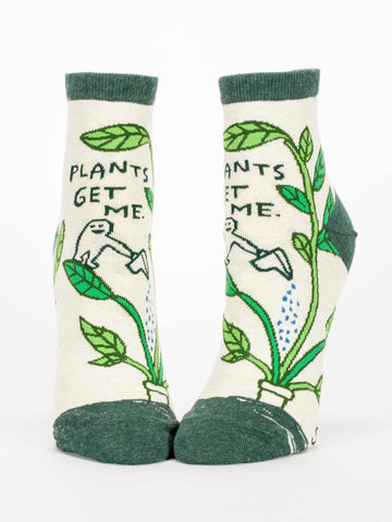 Women’s Plants Get Me Ankle Socks