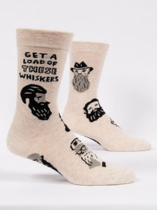 Men’s Get a Load of These Whiskers Crew Socks