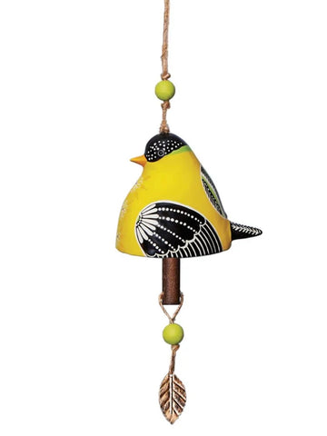 Goldfinch Ceramic Bell