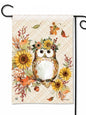 Autumn Owl Garden Flag (Flag Stand Sold Separately)