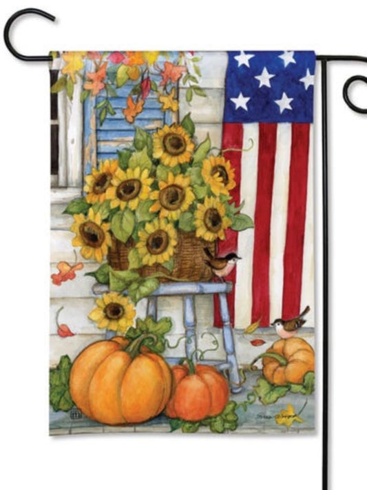 Fall Porch Garden Flag (Flag Stand Sold Separately)