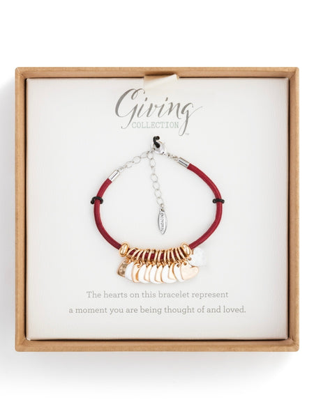 Giving Collection Red Heart Bracelet