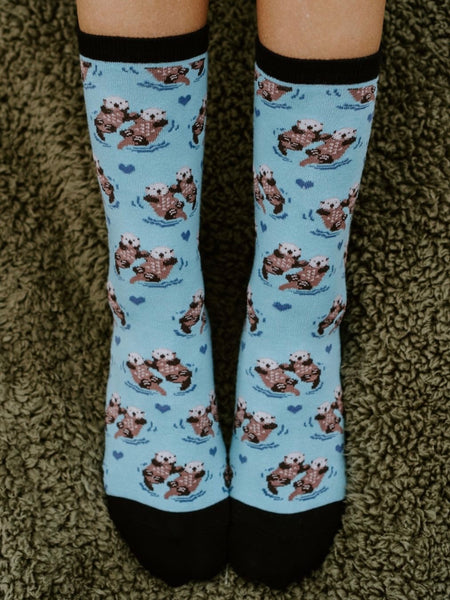Women’s Significant Otter Socks Blue Chalk