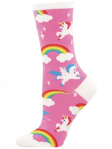 Women’s Pegasus Party Socks Pink