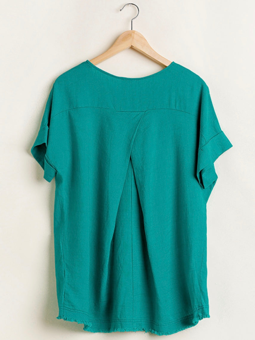 Brianna Top - Emerald Green