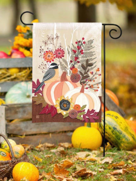 Fall Cut Flowers Garden Flag (Flag Stand Sold Separately)