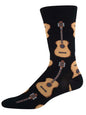 Men’s Guitars Socks Black