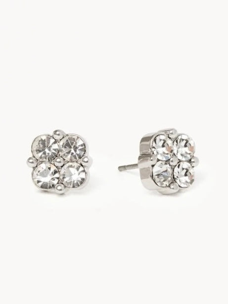 Sea La Vie Blessed Stud Earrings - Silver