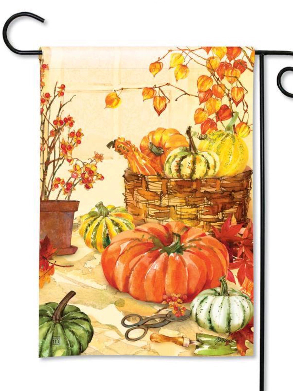 Heirloom Pumpkin Garden Flag (Flag Stand Sold Separately)