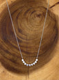 Ten Small Silver Beads Necklace