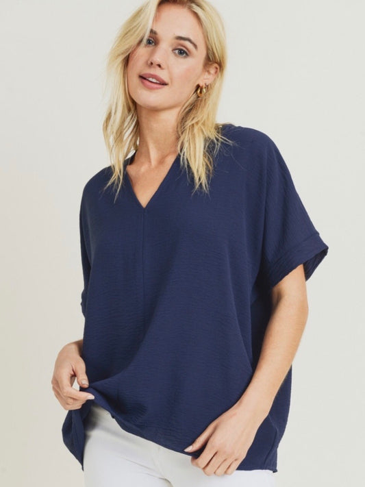 Cora Top - Navy