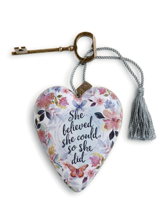 She Believed She Could Art Heart