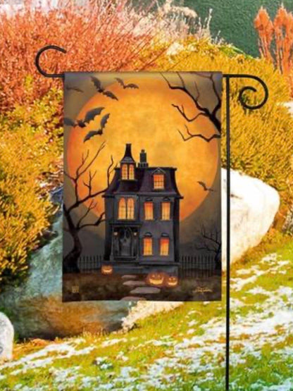 Dark Manor Garden Flag (Flag Stand Sold Separately)