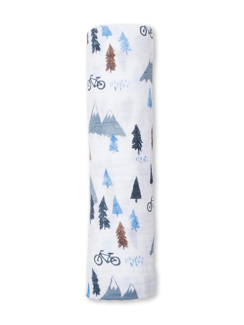 Mountain Top Swaddling Blanket