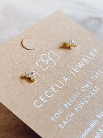 Gatsby Stud Earring Collection | Flower