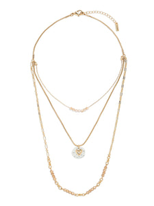 Your Journey Heart Necklace - Champagne