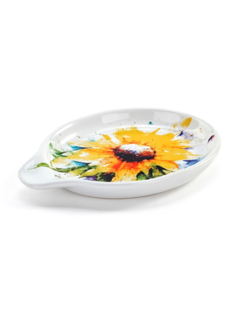 Sunflower Oval Spoon Rest