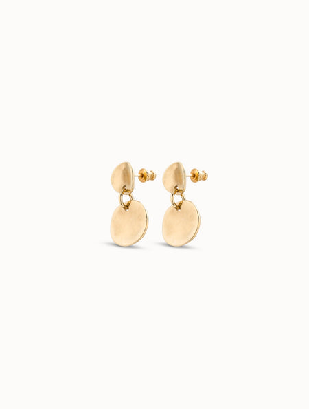 Scales Earrings - Gold