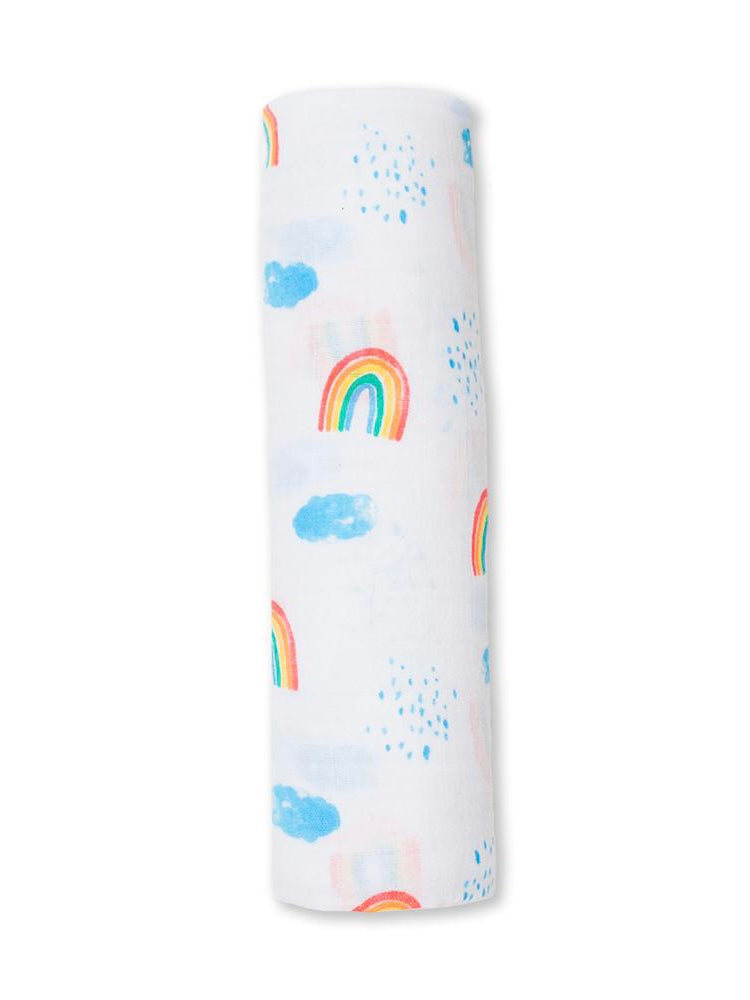 Rainbow Sky Swaddling Blanket