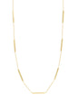 Multi Narrow Bars Necklace (Gold)