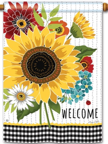Sunflower Checks Standard Flag (Flag Pole Sold Separately)