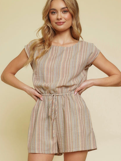 Siena Romper - Multi Stripe