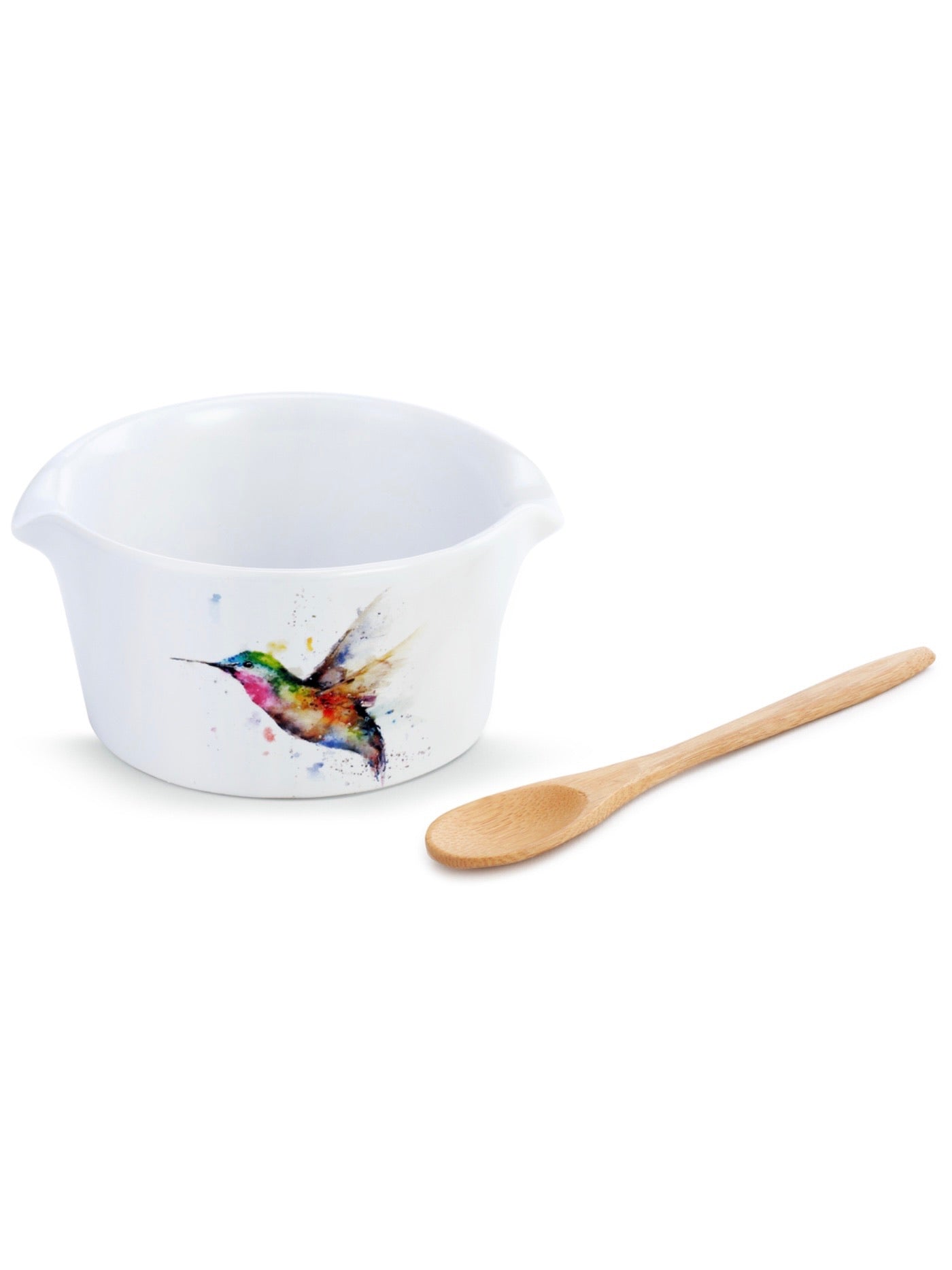 Incoming Hummingbird Appetizer Bowl with Spoon