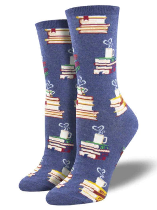 Women’s Love Stories Socks Blue Heather