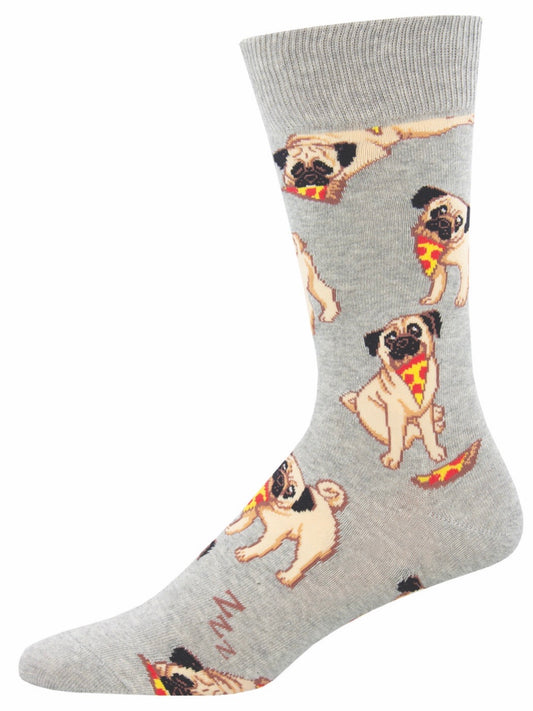 Men’s Man’s Best Friends Socks Gray Heather