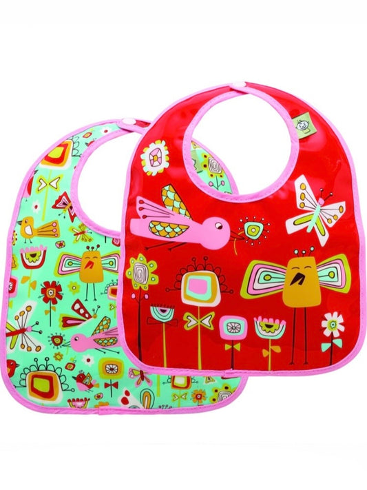 Mini Bib Gift Set | Birds & Butterflies