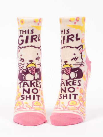 Women’s This Girl Takes No S**t Ankle Socks