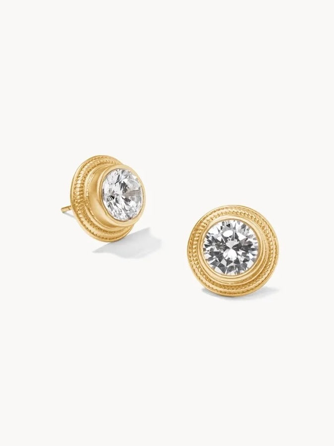 Sparkle Stud Earrings - Gold