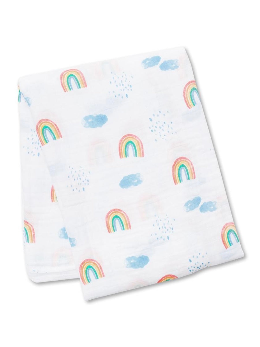 Rainbow Sky Swaddling Blanket