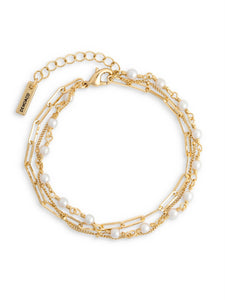 Pearls from Within Bracelet - Gold