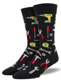 Men’s All Fixed Socks Black