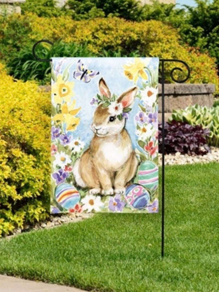 Easter Visit Garden Flag (Flag Stand Sold Separately)