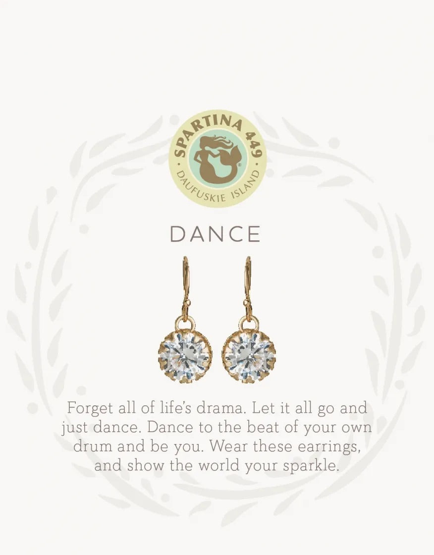 Dance Drop Earrings - Gold