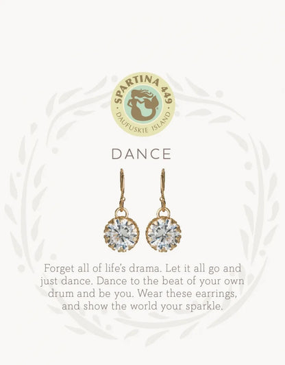 Dance Drop Earrings - Gold
