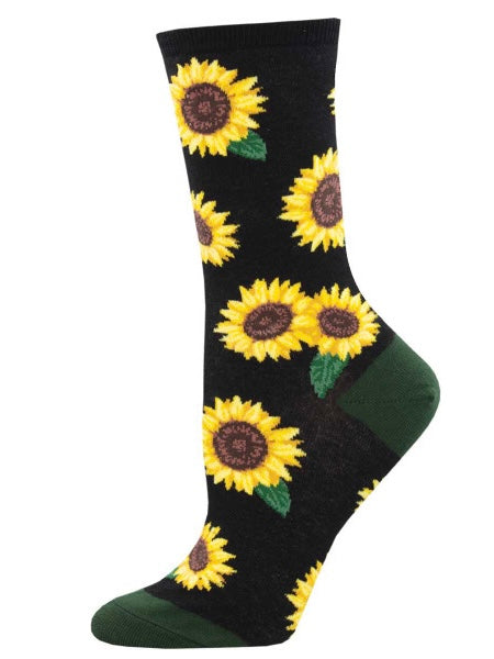 Women’s More Blooming Socks Black