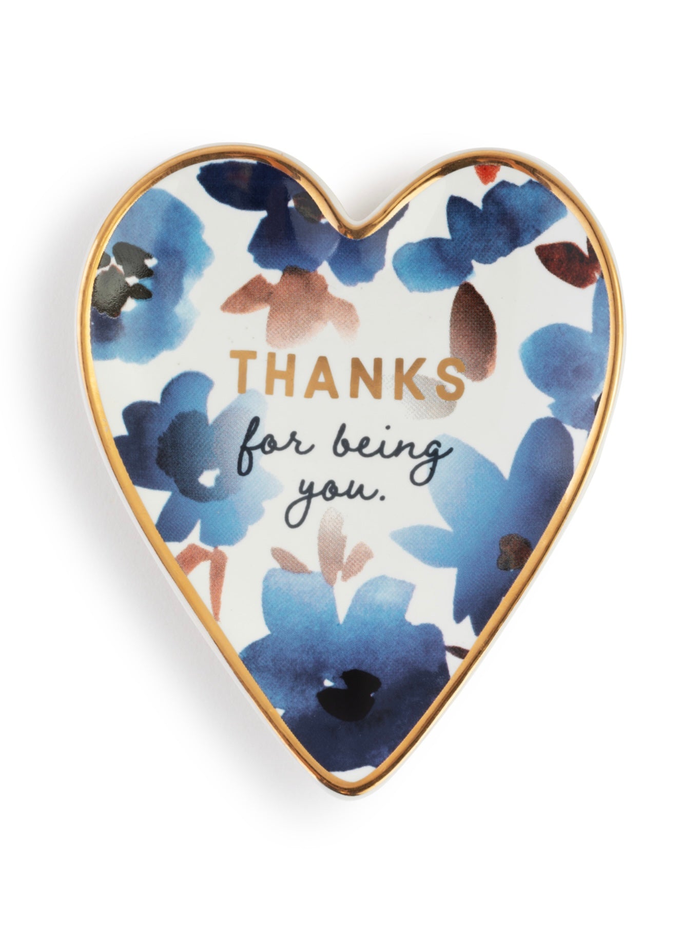 Thanks Art Heart Trinket Dish