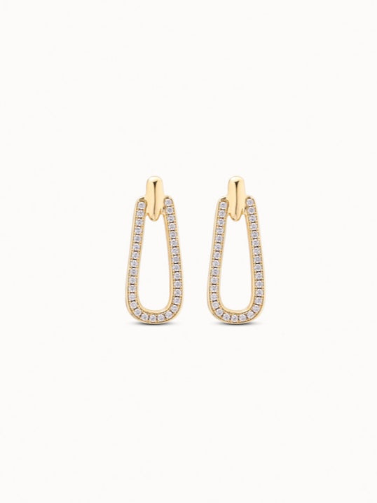 Prosperity Topaz Earrings - Gold