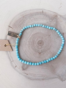 Gemstone Ankle Bracelet | Turquoise Howlite