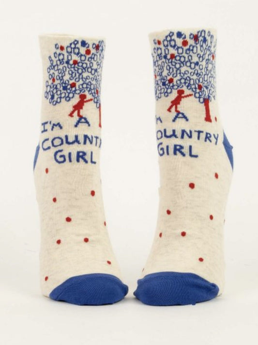 Women’s I’m a Country Girl Ankle Socks
