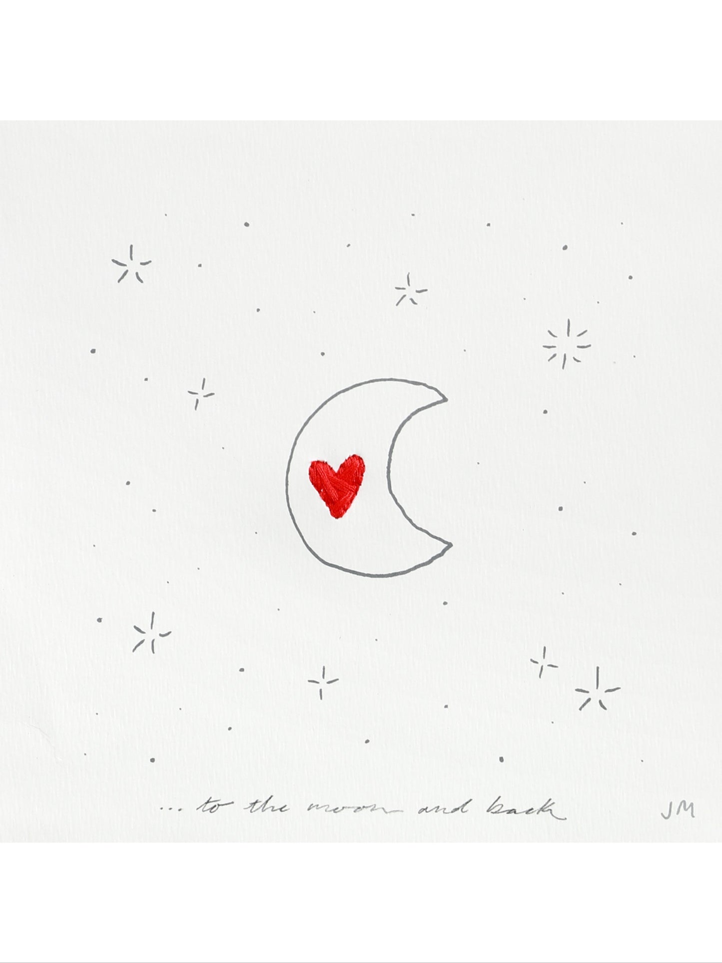 To the Moon and Back Wall Art