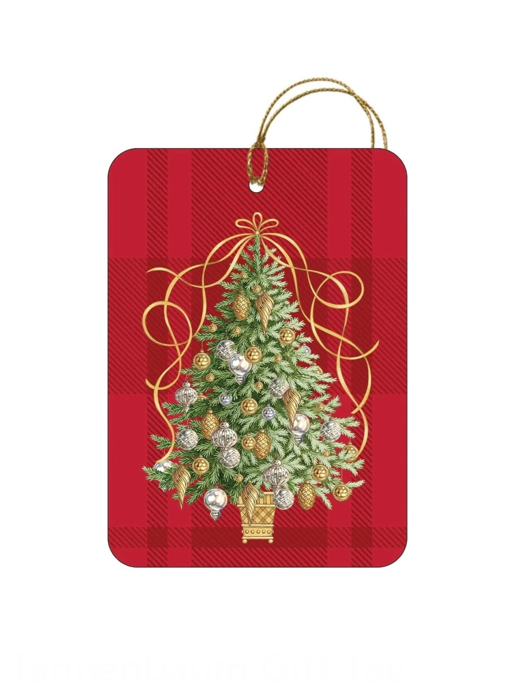 Golden Tannenbaum Gift Tag