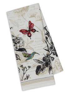 Botanical Embellished Dishtowel
