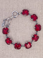 La Vie Classic Silver Bracelet - Scarlet