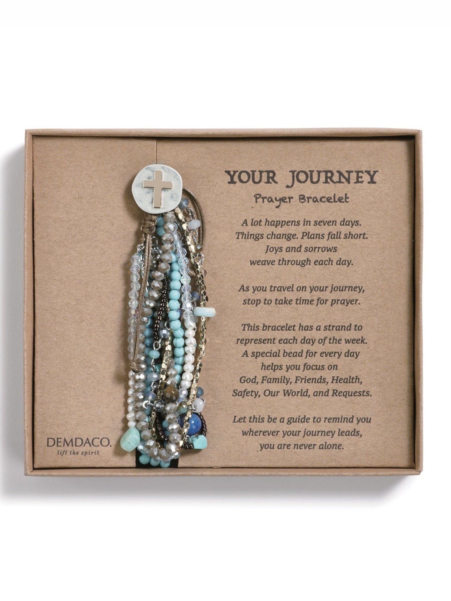 Your Journey Prayer Bracelet - Turquoise