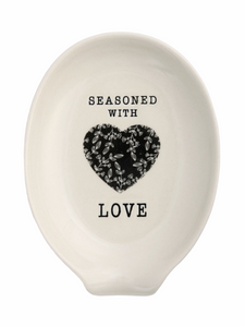 Love Oval Spoon Rest
